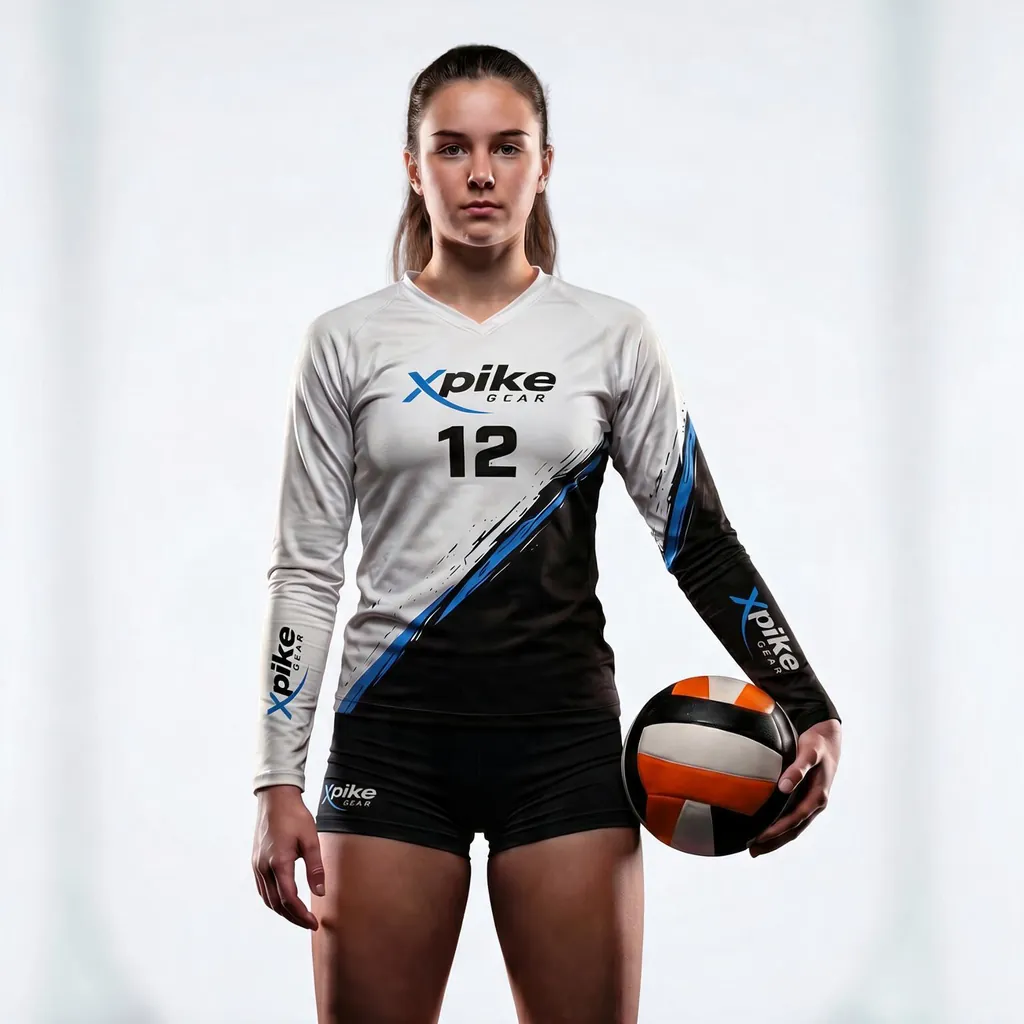 Bold Diagonal Long Sleeve Jersey · Bold Diagonal · Color Blue · Front