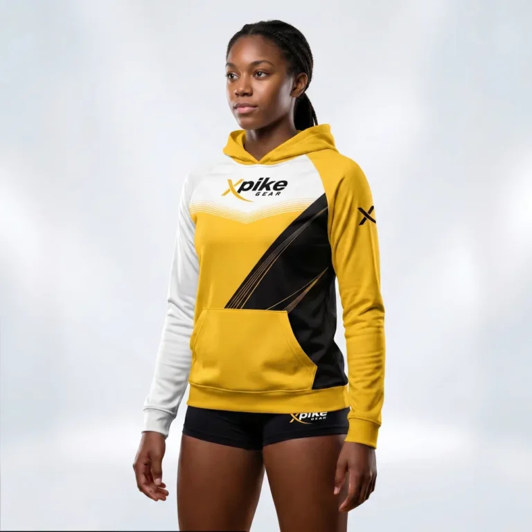 Dynamic Lines Sublimated Hoodie · Dynamic Lines · Color Gold