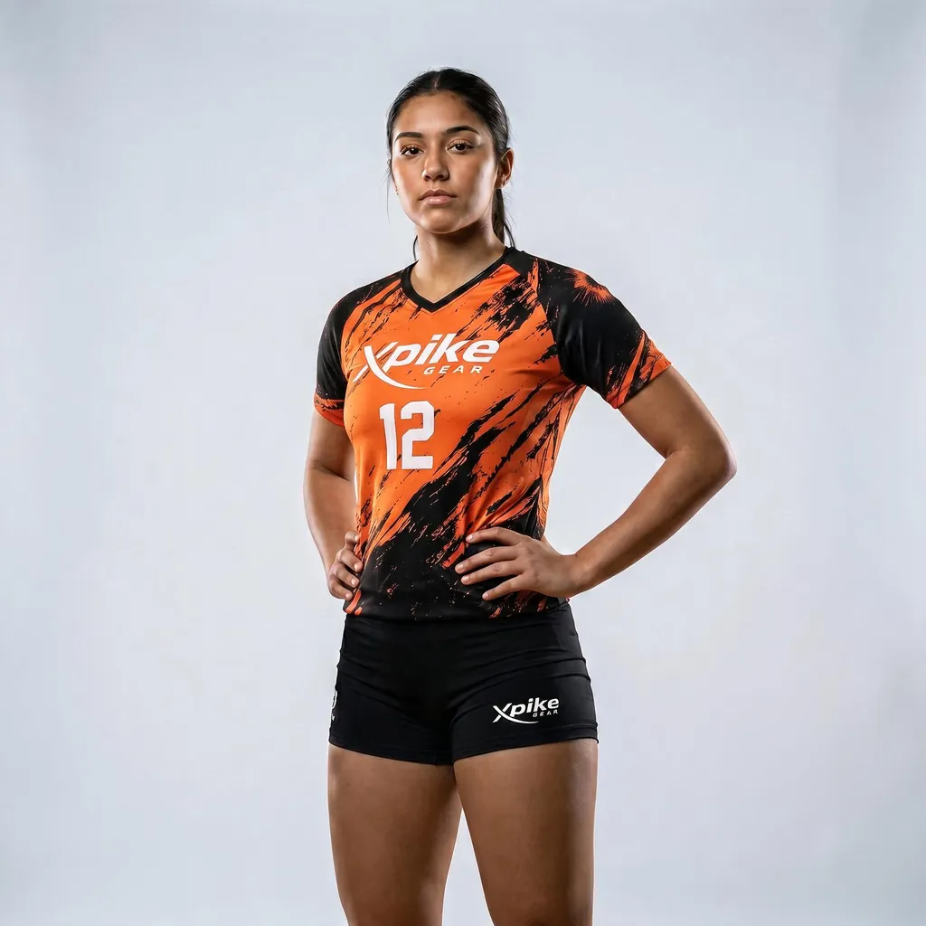 Explosive Splatter Short Sleeve Jersey · Explosive Splatter · Color Orange · Front